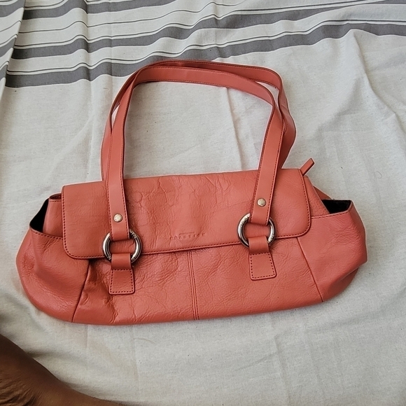 Kenneth Cole Reaction Coral Faux Leather Handbag - Picture 4 of 5